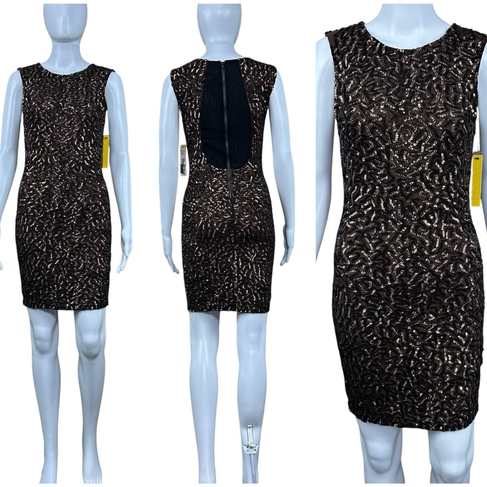 Alice Olivia x Stacey Bendet Sequin Mini Dress Sz 0 QuietLuxury Cocktail Party